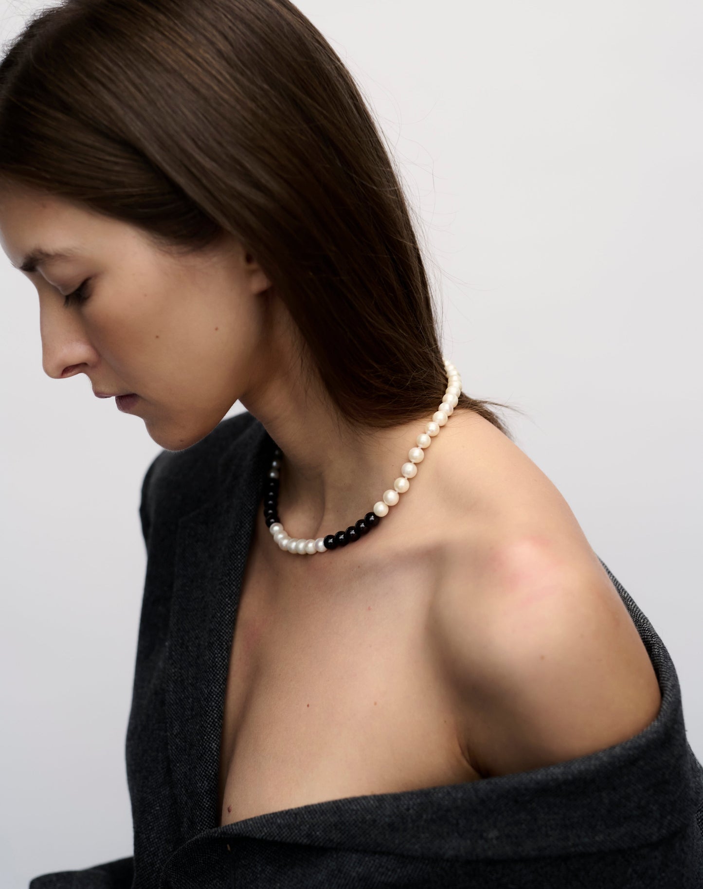 Helene Pearl & Garnet Collar | The Sentimentalist