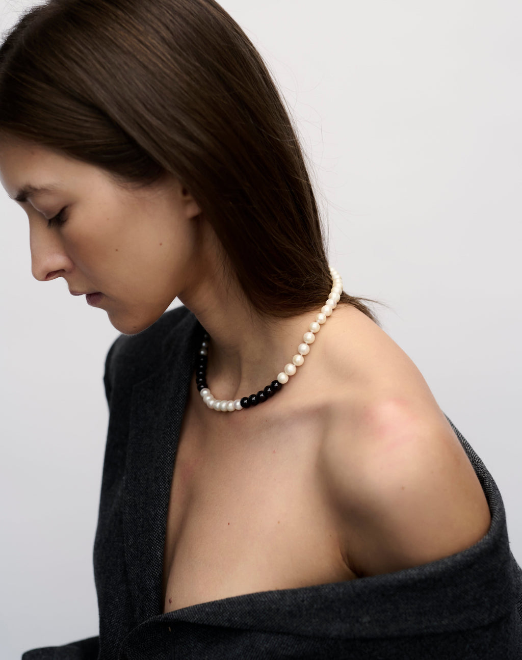 Helene Pearl & Garnet Collar | The Sentimentalist