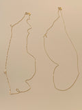 Delicate gold chains